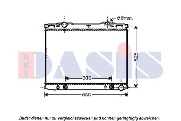 AKS DASIS Radiators, Motora dzesēšanas sistēma 510136N